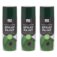 151 Multi Purpose Spray Paint Green Gloss Finish 400ML - Pack of 3