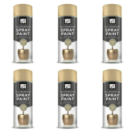 151 Multipurpose Champagne Gold Metallic Spray Paint 400ML - Pack of 6