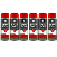 151 Step and Tile Red Gloss Multipurpose Spray Paint 400ML - Pack of 6