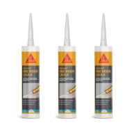 Everbuild Everflex 125 One Hour Caulk White 300ml - Pack of 3