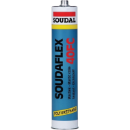 Soudal Soudaflex 40FC Polyurethane Sealant Grey 310ml - Pack of 12