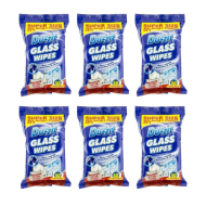 Duzzit Glass Wipes 50 wipes - Pack of 6
