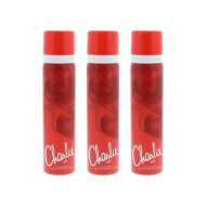 Charlie Red Body Spray Rose Petal & Spices 75ml - Pack of 3