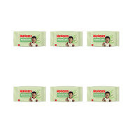 Huggies Natural Care Baby Wipes pack of 48 on a clean nursery changing table
