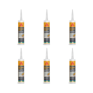 Everbuild Everflex 125 One Hour Caulk White 300ml - Pack of 6