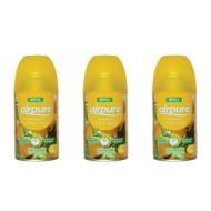 Airpure Automatic Air Freshener Refill Citrus Zing 250ml canister
