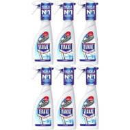 Viakal Classic Limescale Remover Spray 500ml bottle on a clean bathroom surface

