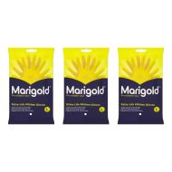 Marigold Extra Life Kitchen Gloves Yellow (Large) - Pack of 3