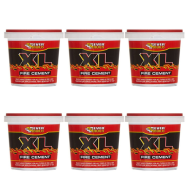 Everbuild XL Fire Cement Buff 1 kg - Pack of 6