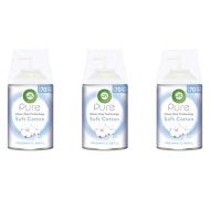 Air Wick Pure Soft Cotton Freshmatic Refill 250ml - Pack of 3