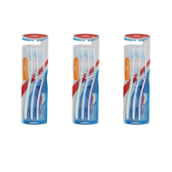 Aquafresh Flex Toothbrush 3 in a Pack Multi-coloured
