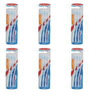 Aquafresh Flex Toothbrush 3 in a Pack Multi-coloured