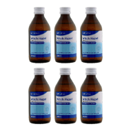 Bell's Healthcare Witch Hazel (distilled) Natural Skin Toner Cleanser 200ml - Pack of 6