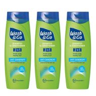 Wash & Go Anti Dandruff 2in1 Shampoo & Conditioner - Pack of 3