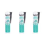 Bond It Multi-Mate Black Multipurpose Sealant EU3 - Pack of 3