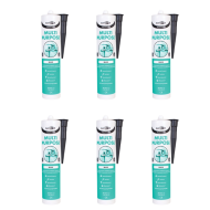 Bond It Multi-Mate Black Multipurpose Sealant EU3 - Pack of 6