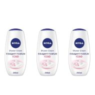 Nivea Shower Cream Indulgent Moisture Rose 250ml - Pack of 3
