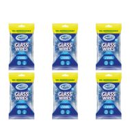 Duzzit Glass Wipes 50 wipes - Pack of 6