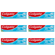 Colgate Toothpaste Fresh Minty Gel 75ml - Pack of 6