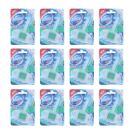 Domestos 3 in 1 Rim Block Pine Toilet Cleaner - Pack of 12