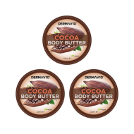 Derma V10 Cocoa Body Butter Intense Hydration for Soft Skin 220ml