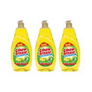 Elbow Grease Lemon Washing Up Liquid 600ml - Pack of 3