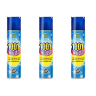 1001 Mousse Carpet and Upholstery Cleaner 350ML - Pack of 3