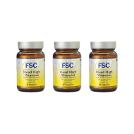 FSC Head High Hair Vitamins and Minerals 30 Capsules - Pack of 3