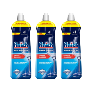 Finish Rinse Aid for Shinier and Drier Dishes Original 800ML - Pack of 3