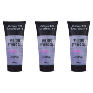 Alberto Balsam Wet Look Styling Gel 200 ml - Pack of 3