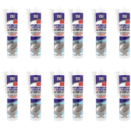 151 White Acrylic Sealant For Bathroom and Kitchen 300ML - Pack of 12