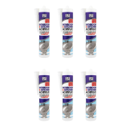 151 White Acrylic Sealant For Bathroom and Kitchen 300ML - Pack of 6