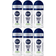 Nivea Men Sensitive Protect Anti-Perspirant Roll-On 50ml - Pack of 6