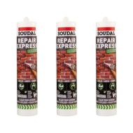 Soudal Repair Express Cement Grey 290ml - Pack of 3