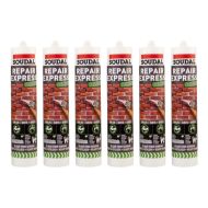 Soudal Repair Express Cement Grey 290ml - Pack of 6