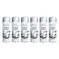 Rapide Auto Extreme All Purpose Spray Paint Can White 250ml - Pack of 6
