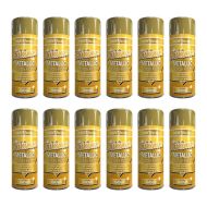 Paint Factory Metallic Gold Spray Paint 200 ml - Pack of 12