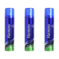 Harmony Natural Hold Hairspray 225ml - Pack of 3