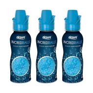 Airpure Incrediballs In-Wash Scent Booster Linen container for 10 washes on a laundry shelf
