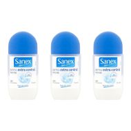 Sanex Dermo Extra Control Roll-On 50ml - Pack of 3