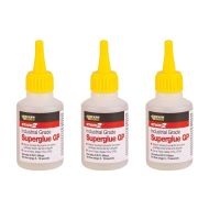 Everbuild Industrial Superglue 20g - Pack of 3
