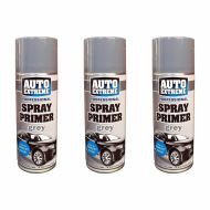 Rapide Auto Extreme Spray Paint Grey Primer Finish 400ml - Pack of 3