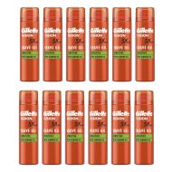 Gillette Fusion 5 Ultra Sensitive Mens Shaving Gel 200ml - Pack of 12
