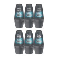 Dove Men Care Clean Comfort Antiperspirant Roll On 50ML - Pack of 6