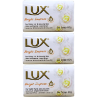 Lux Bright Impress Soap Bar Japanese White - Pack of 3