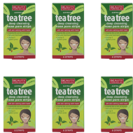 Beauty Formulas Australian Tea Tree Deep Cleansing Nose Pore Strips 6 Pack - Pack of 6