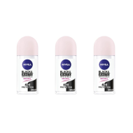 Nivea Roll On Black & White Clear 50ml - Pack of 3