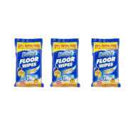 Duzzit Quick Cleaning Floor Wipes 24 Wipes - Pack of 3