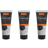 Beauty Formulas With Activated Charcoal Clay Mask 100ml - Pack of 3