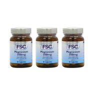 FSC 500mg Magnesium0 Capsules - Pack of 3